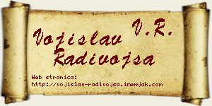 Vojislav Radivojša vizit kartica